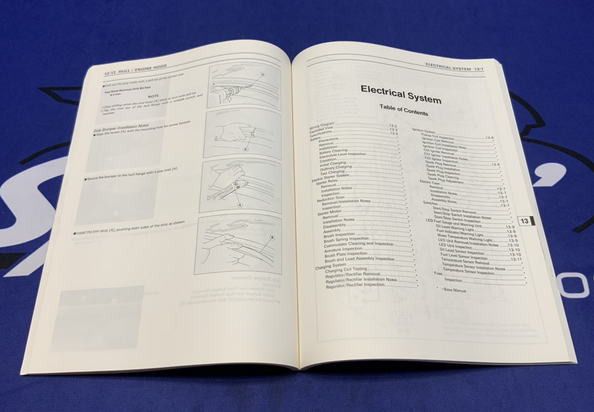 Kawasaki Jet Ski ST/S Service Manual 1994-1997 OEM 99924-1164-52
