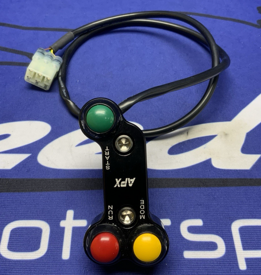 APX Racing Button Switch Bank Panigale 129 15-18 DUP12L5ME+