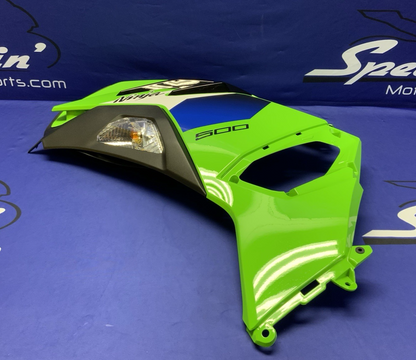 Kawasaki Left Fairing With Turn Signal Ninja 500 2024-2026 OEM 55063-5265-777