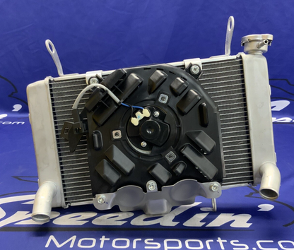 Suzuki Radiator Assembly (Gray) W/ Fan GSX-8R/S 2024-2025 OEM 17700-25L10