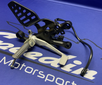 Yamaha Right Rear Set W/ Switch (Black) YZF-R6 2012-2024 OEM 2C0-27443-10-00