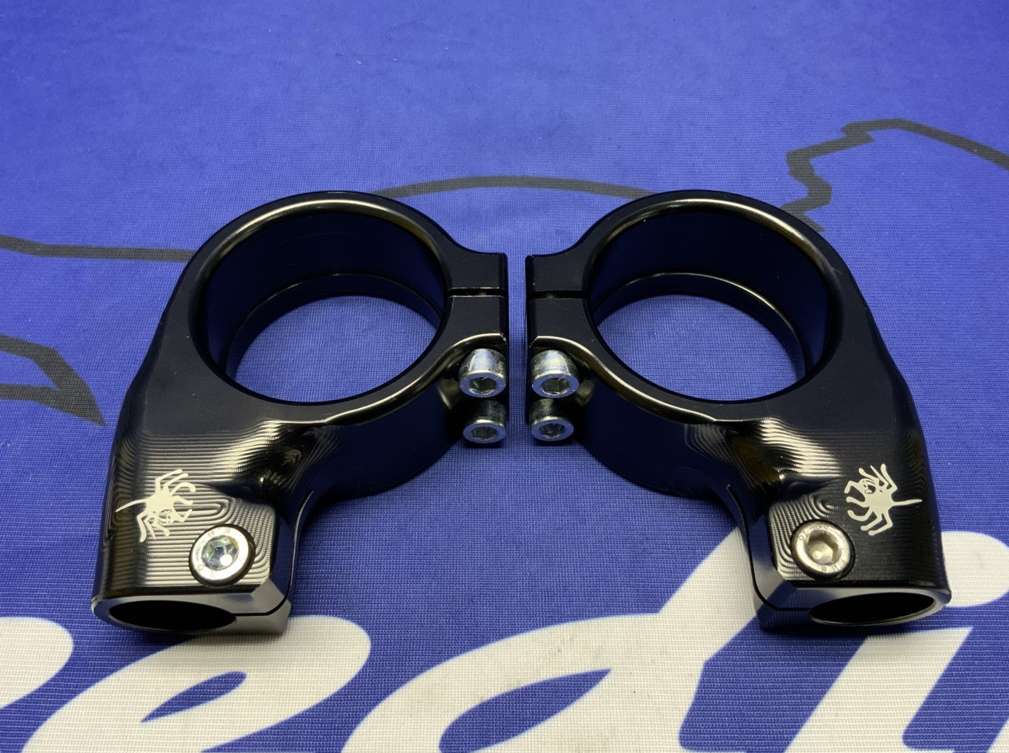 Spider Billet Clip-Ons 25 Offset 50mm 50.25.50-1