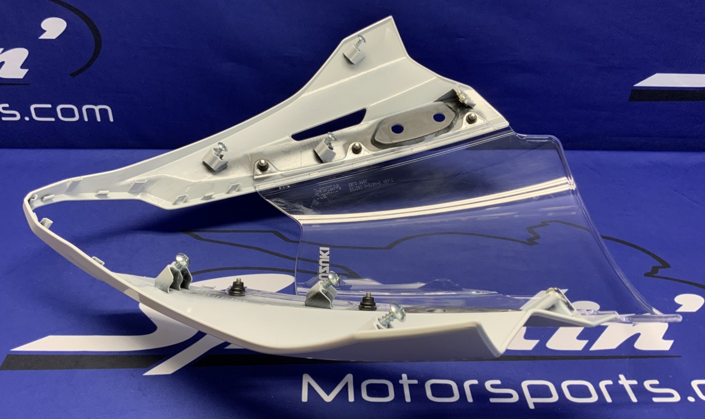 Suzuki Front Cowling W/ Windscreen (Pearl) GSX-8R 24-26 OEM 94410-25L01-QU2-1