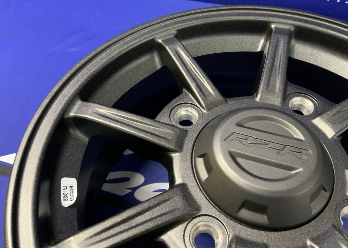 Polaris Rear and Front Wheel Rim Set Black RZR Pro 2021-2026 OEM 1524001-744