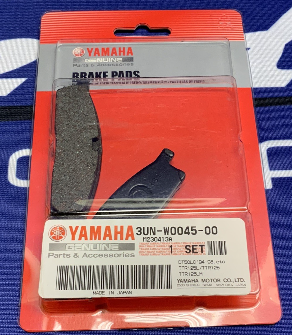 Yamaha Front Brake Pad Kit TTR125L 2000-2015 OEM 3UN-W0045-00-00
