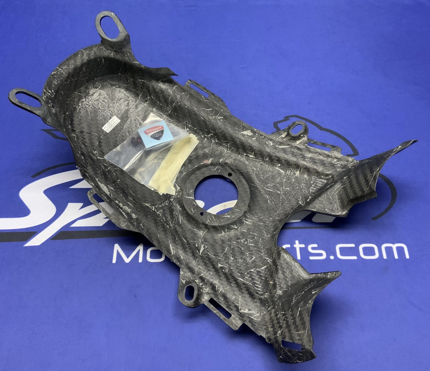 Ducati Carbon Tank Cover 1199 Panigale 2012-2013 OEM 96980151A