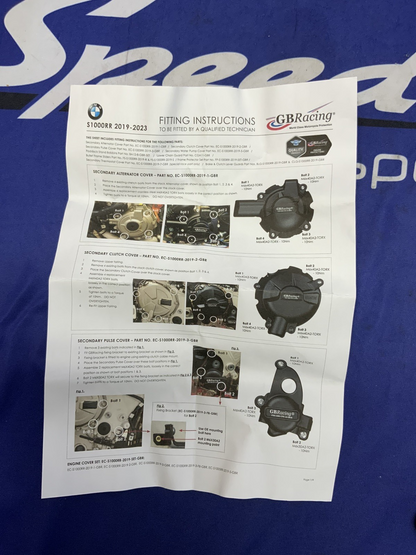 GB Racing Secondary Thermostat Cover S1000RR/M1000RR EC-S1000RR-2019-5-GBR