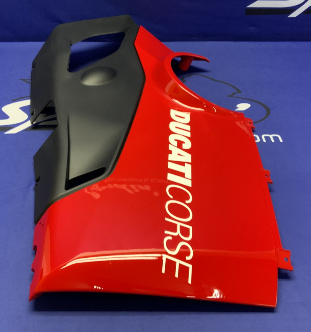 Ducati Lower Fairing Kit (Akrapovic Exhaust) Panigale V4 18-21 OEM 97180653AB-1