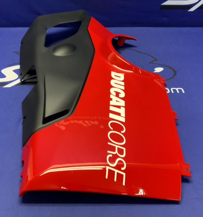 Ducati Lower Fairing Kit (Akrapovic Exhaust) Panigale V4 18-21 OEM 97180653AB-1