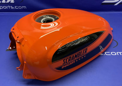 Ducati Fuel Tank Assembly (Orange) Scrambler 800 Sixty2 2020 OEM 58612262AP