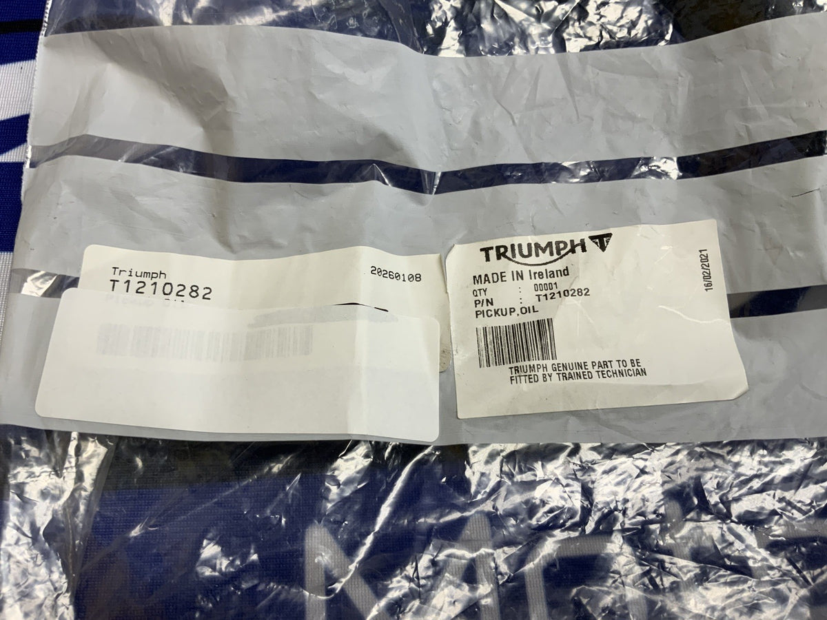 Triumph Oil Pick Up Tube Assembly Daytona 675/R 13-17 OEM T1210282