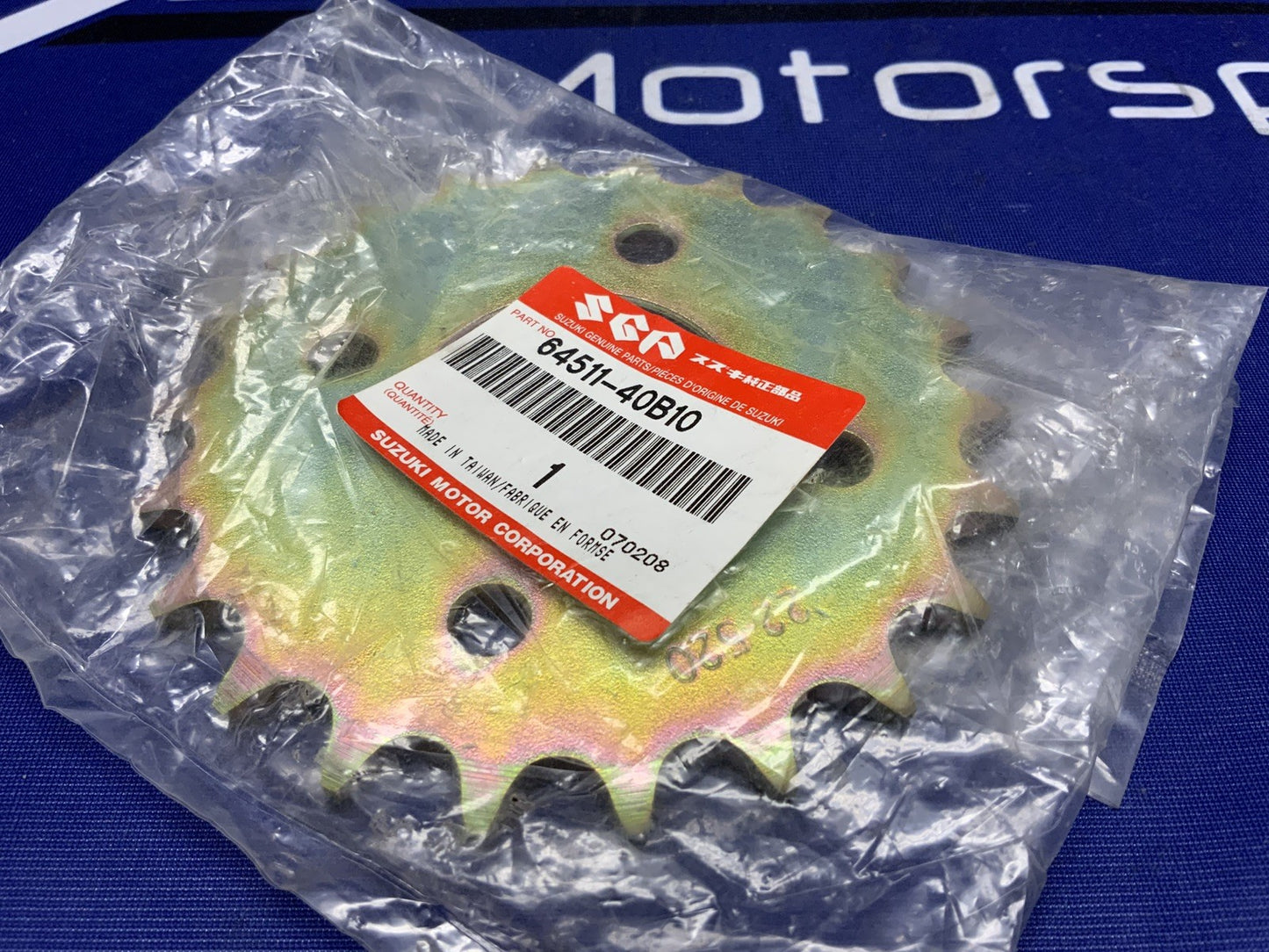 Suzuki Rear Sprocket LT80 Quadsport 1988-2006 OEM 22 Tooth 64511-40B10