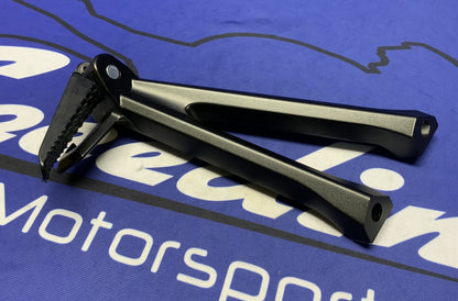Suzuki Left Passenger Footrest Black GSXR 600/750 2011-2026 OEM 43700-14J30-2