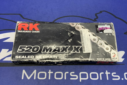 RK Takasago Chain 520 MAX-X Sealed X-Ring Chain Pink 120 Links 520MAXX-120-PP