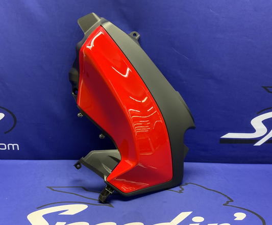 Ducati Left Fuel Tank Fairing Red Panigale V2 2021-2023 OEM 4801B041AC