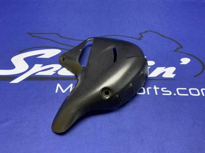 Duacti Exhaust Cover Carbon Fiber Panigale V4 2020-2024 OEM 96911851AA