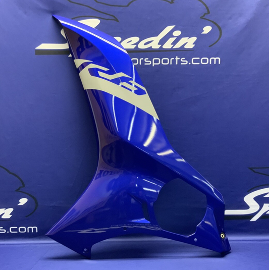 Yamaha Left Lower Fairing (Blue) YZF-R6 2017-2024 OEM BN6-W283U-90-P0