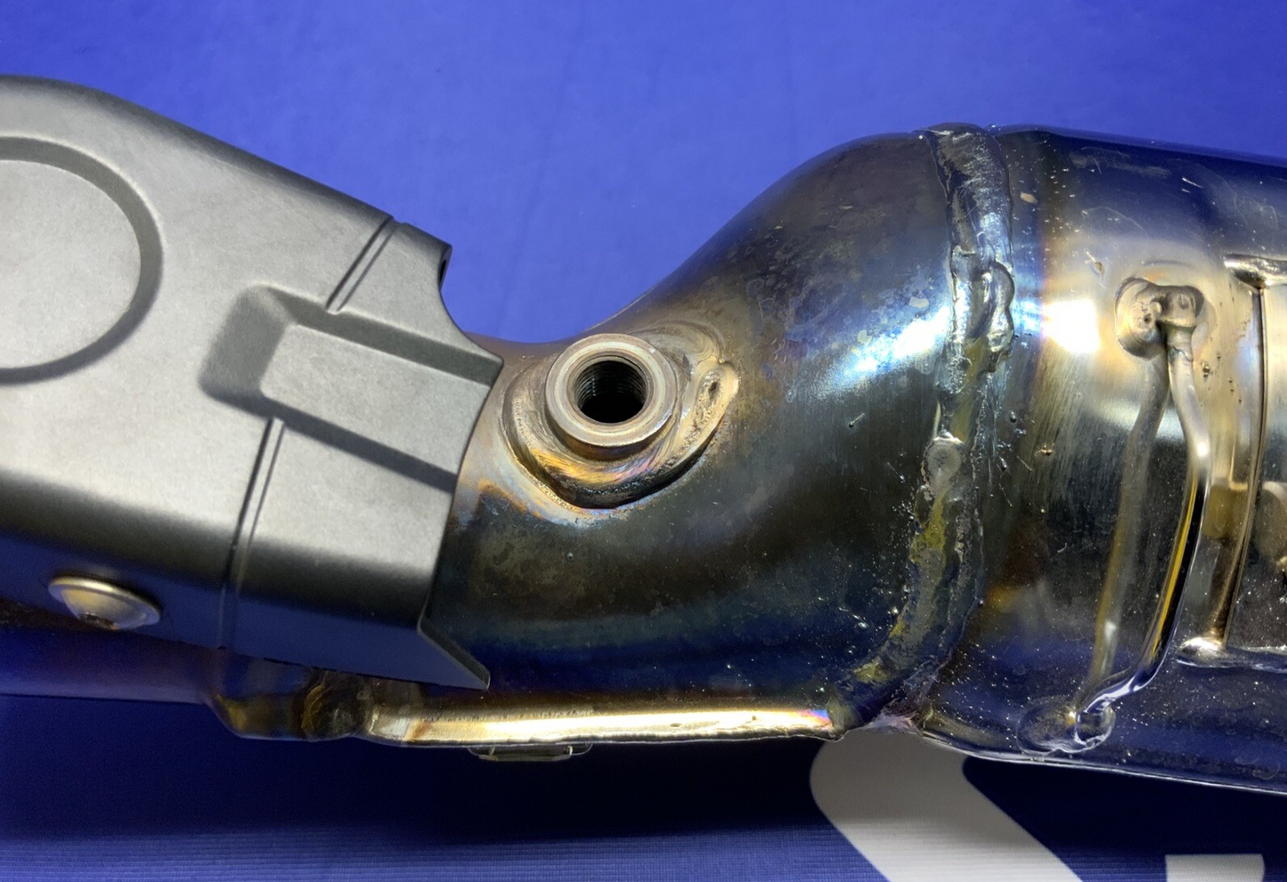 BMW Chrome Plated Exhaust Manifold R1250GS 2018-2023 OEM 18519829769