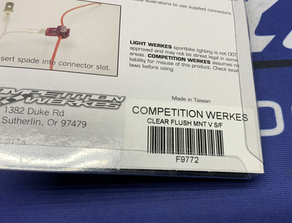 Light Werkes Sportbike Lighting Turn Signal Set F9772