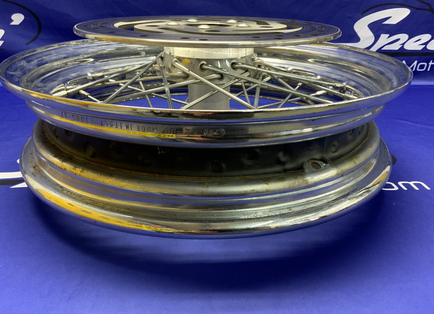 Harley Davidson 16" Front Wheel W/ Rotors Electra Glide 2000-2004 OEM 40960-08