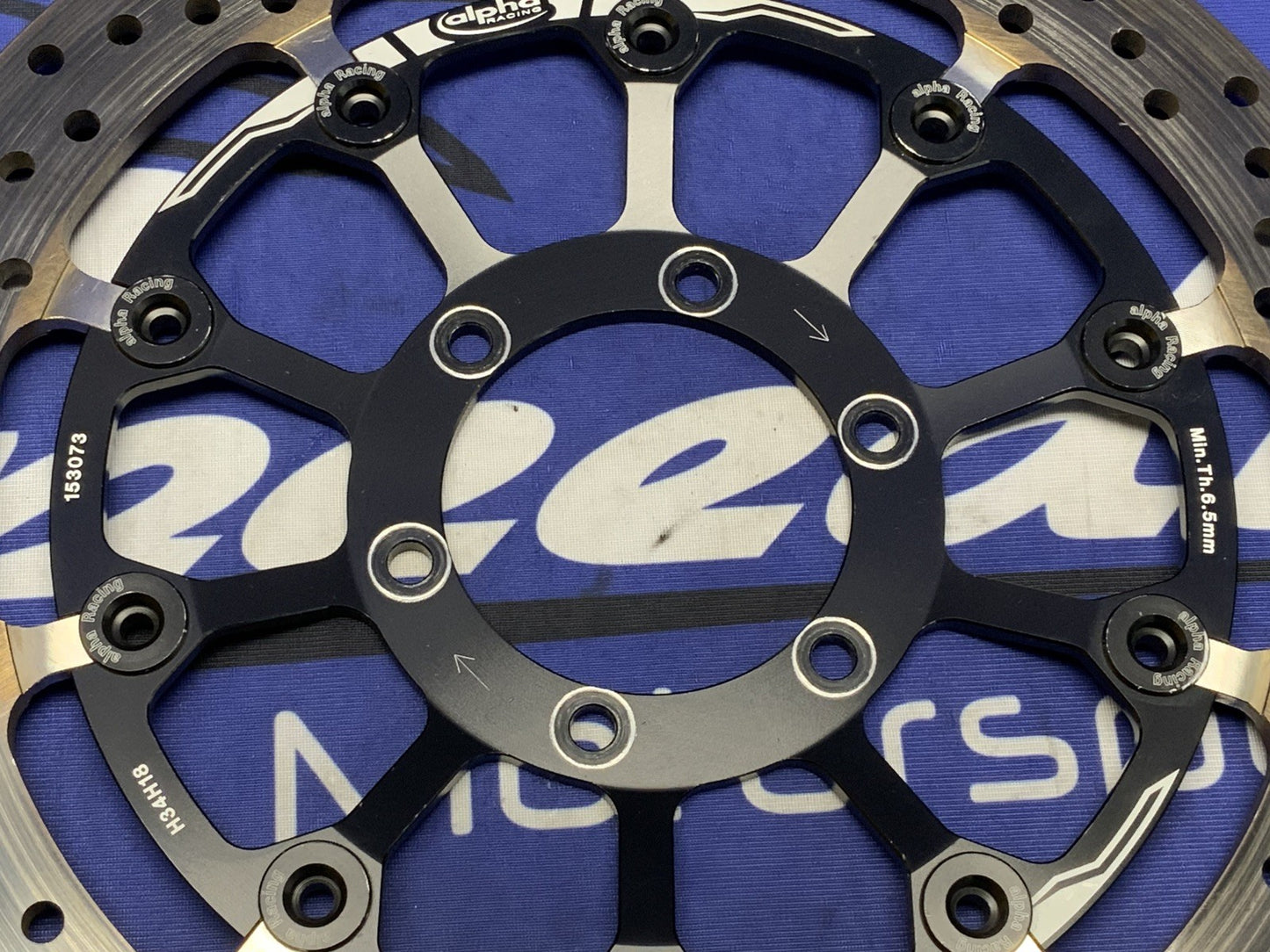 Alpha Racing Right Front Brake Rotor 320X6MM S1000RR 2019-2026 3411B202B02