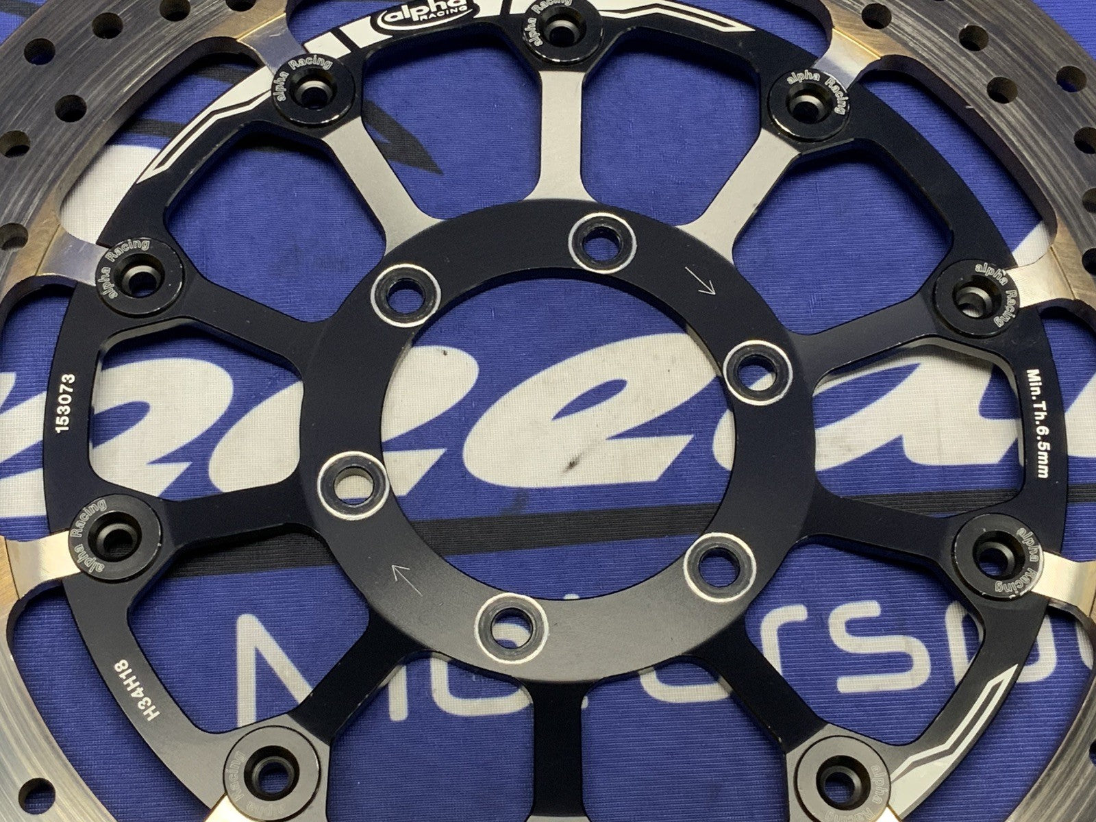 Alpha Racing Right Front Brake Rotor 320X6MM S1000RR 2019-2026 3411B202B02