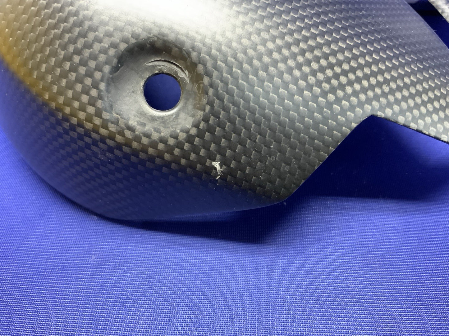 Duacti Exhaust Cover Carbon Fiber Panigale V4 2020-2024 OEM 96911851AA