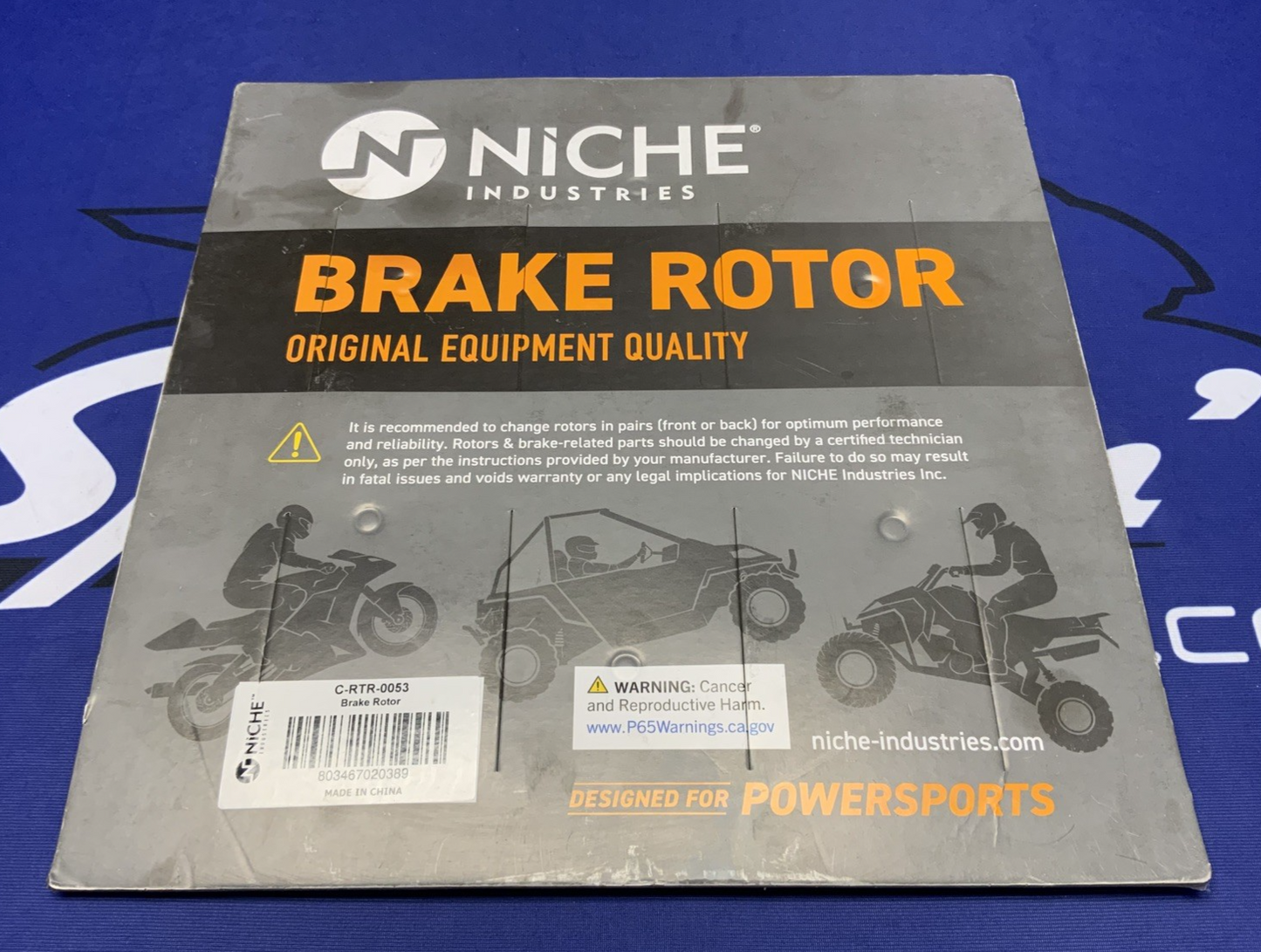 Niche Industries Front Brake Rotor GSXR 600/750 2008-2025 OEM 519-CRT2275R