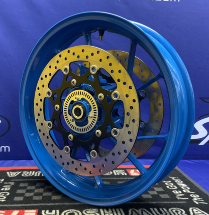 Suzuki Front Wheel W/ Rotors (Blue) GSX-8R 2024-2026 OEM 54111-25L00-QZB-1