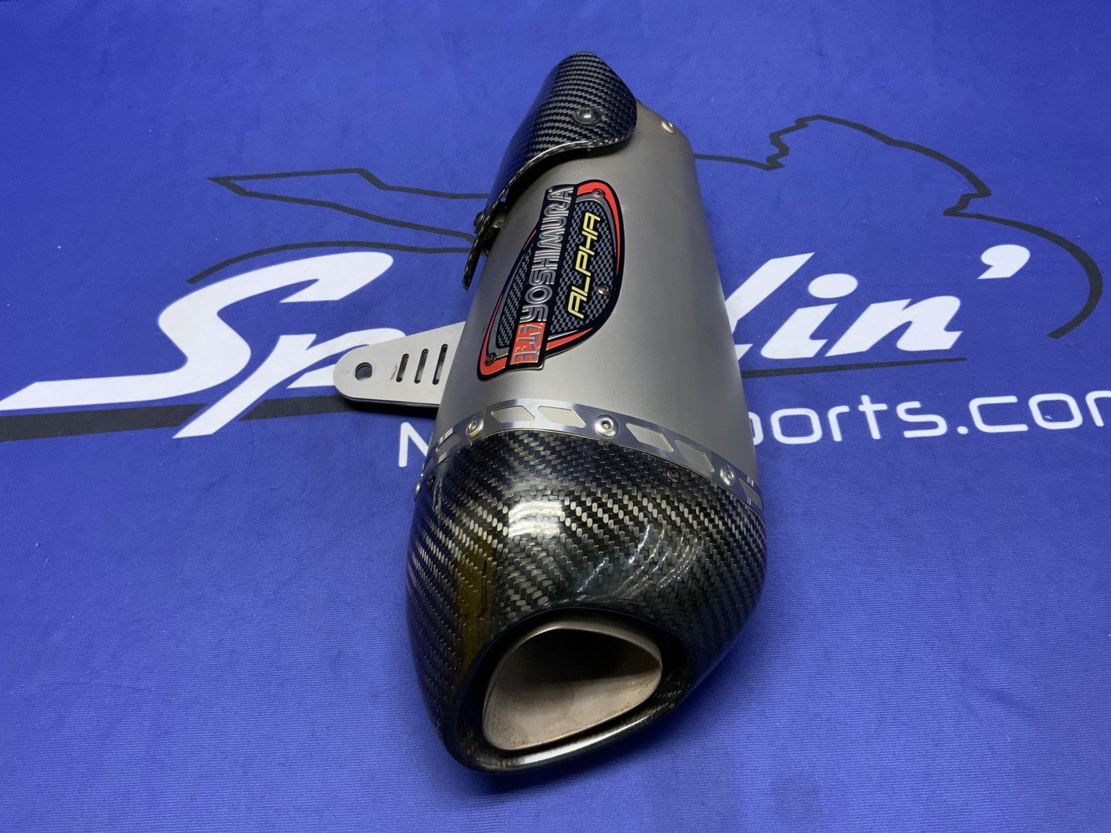 Yoshimura Alpha Slip-On Muffler Suzuki GSX-R1000 2017-2025 11182BP521