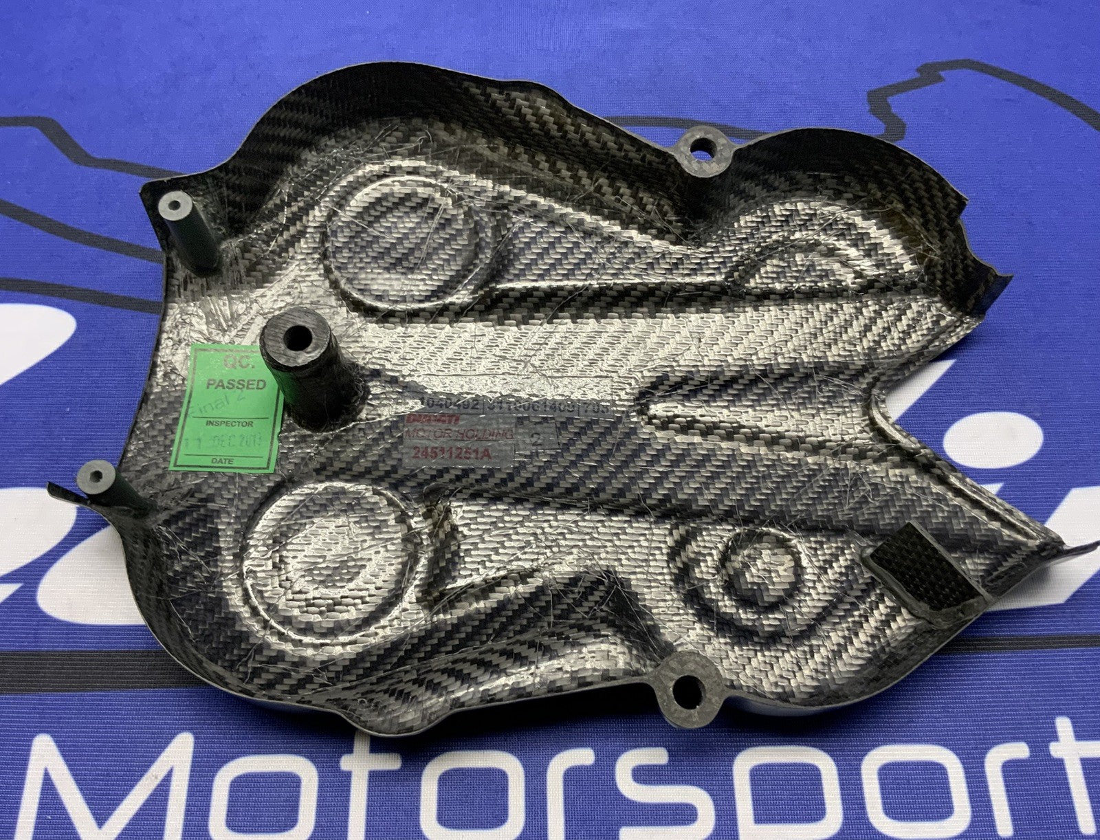 Ducati Belt Carbon Belt Guard Diavel 2011-2014 OEM 96903710A