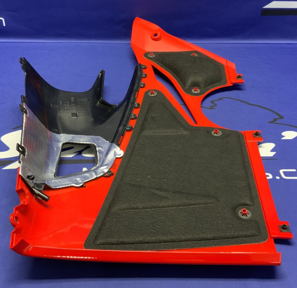 Ducati Left Lower Fairing (Red) Panigale V4 2020 OEM 48019275BT