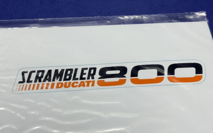 Ducati "Lifestyle Logo" Scrambler Stickers OEM 987691868