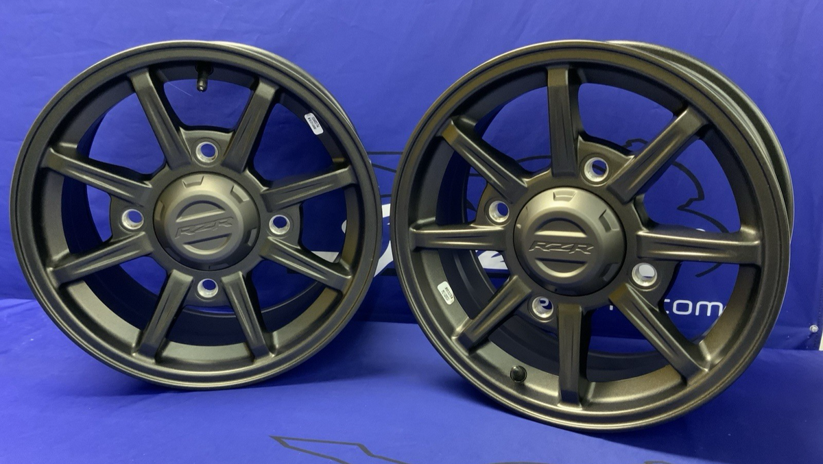 Polaris Rear and Front Wheel Rim Set Black RZR Pro 2021-2026 OEM 1524001-744