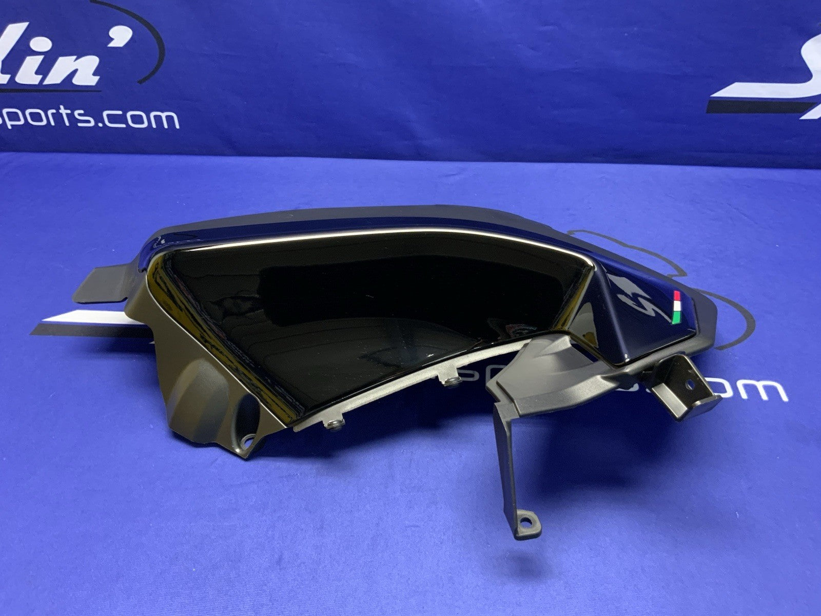 Ducati Left Tank Fairing (Thrilling Black Panigale) V2 2020-2025 OEM 4801B041AD