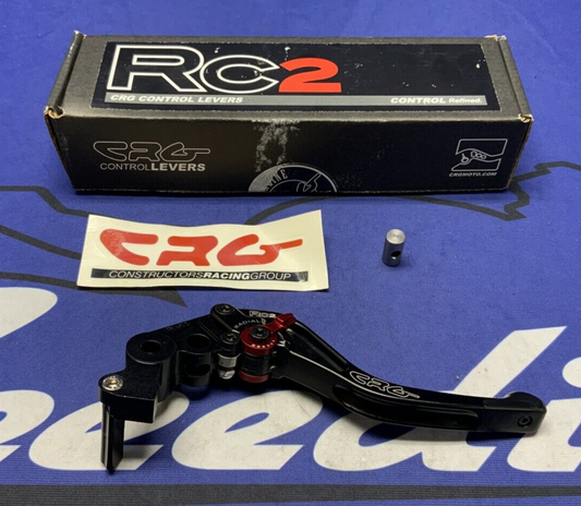CRG Brake Lever RC2 Short Black & Red ZX10-R 2006-2007 2RN-512-H-B