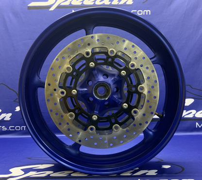 Yamaha Front Wheel Assembly (Blue) YZF-R6 2008-2016 OEM 5SL-25168-00-P3