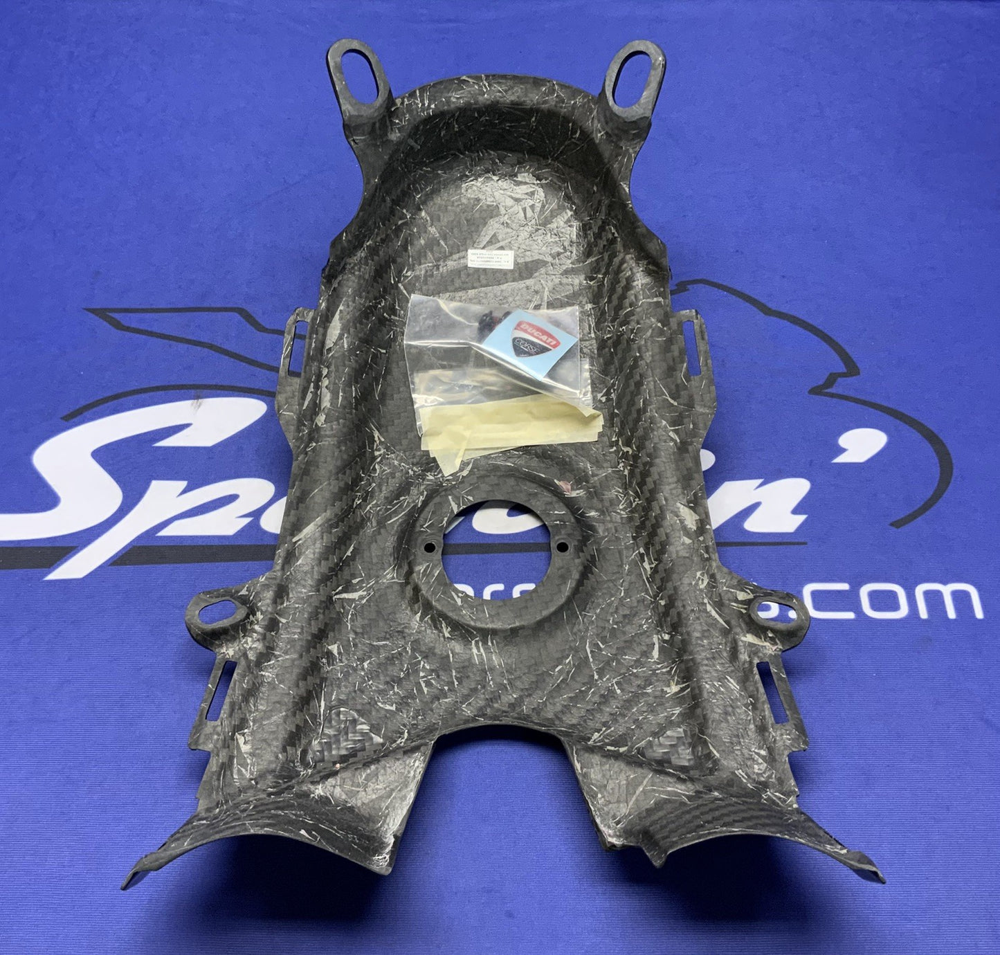 Ducati Carbon Tank Cover 1199 Panigale 2012-2013 OEM 96980151A