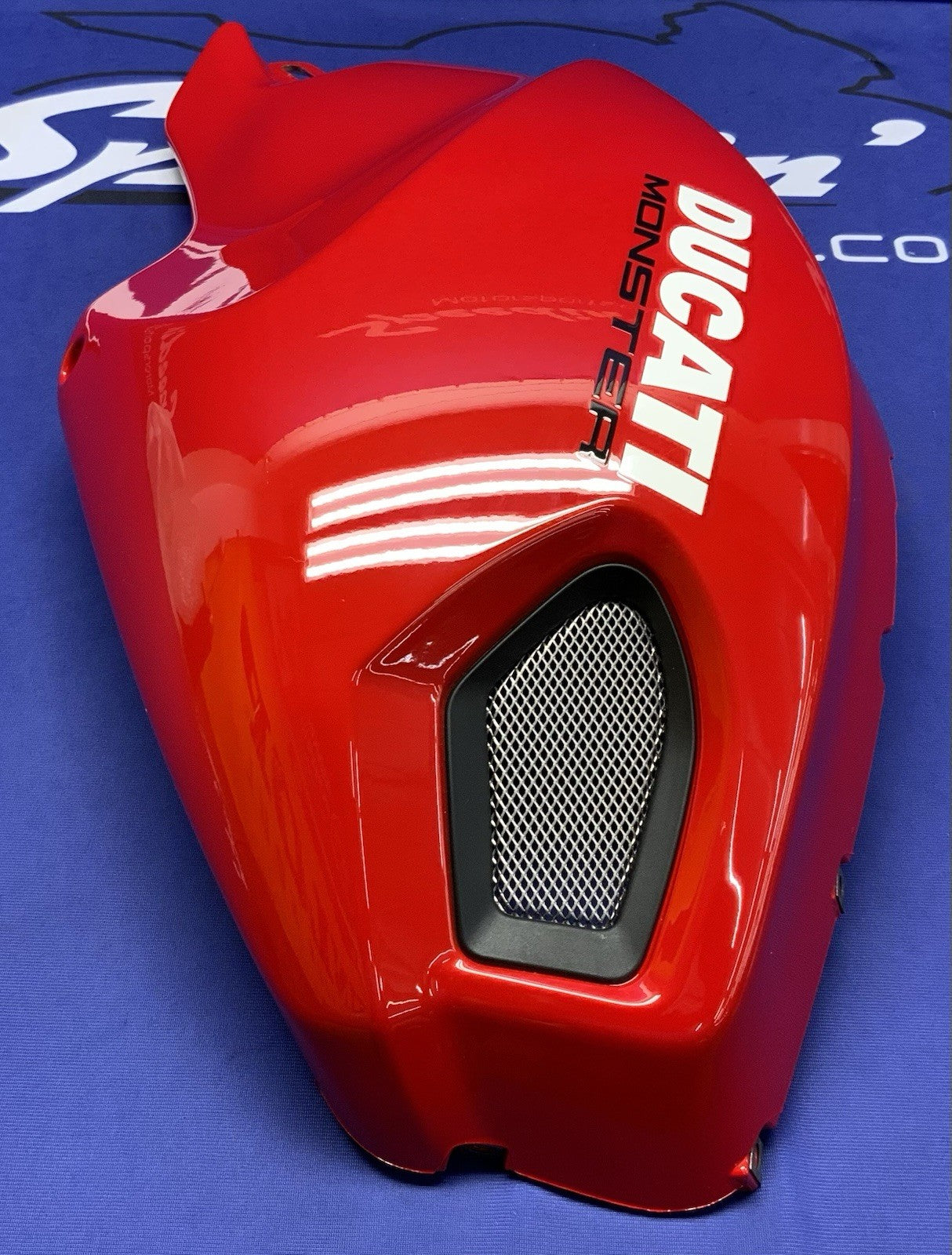 Ducati Right Tank Fairing (Red) Monster 696 2008-2013 OEM 48012591CA