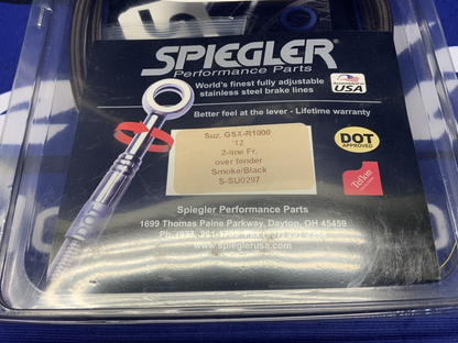 Spiegler Front Brake Line Kit GSXR 1000 2012-2016 S-SU0297