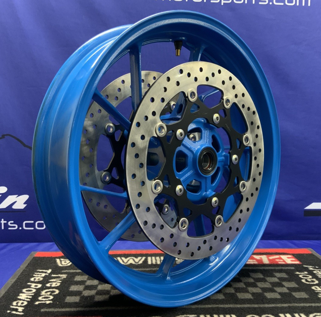 Suzuki Front Wheel W/ Rotors (Blue) GSX-8R 2024-2026 OEM 54111-25L00-QZB-1