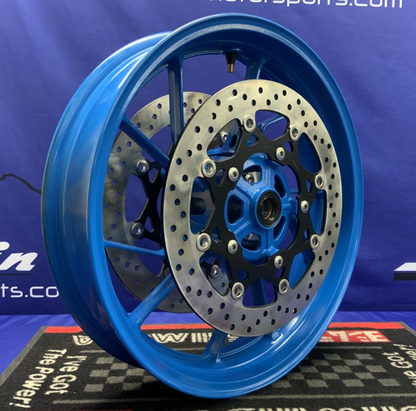 Suzuki Front Wheel W/ Rotors (Blue) GSX-8R 2024-2026 OEM 54111-25L00-QZB-1