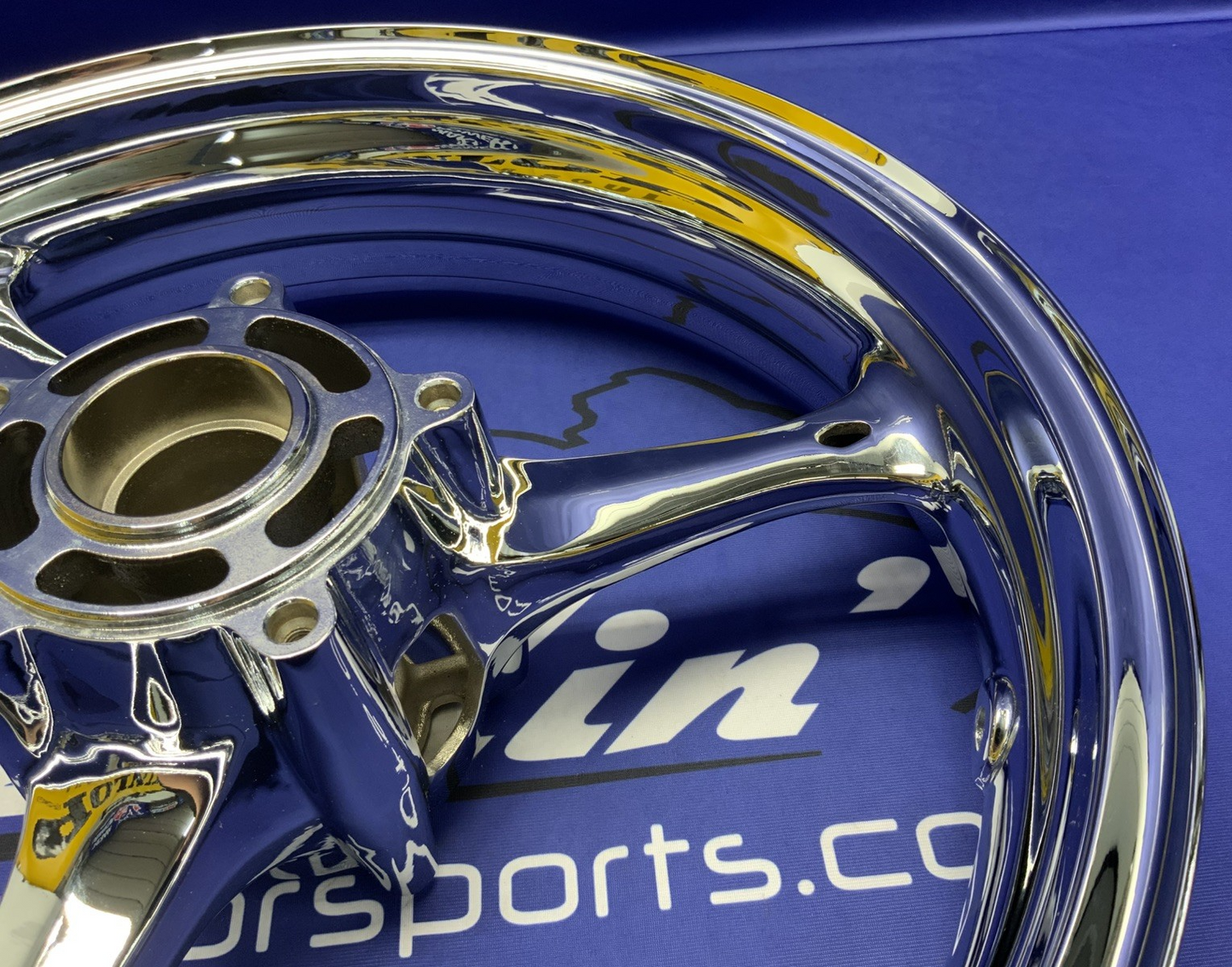 Suzuki Front & Rear Wheel (Chrome) GSX-R 1000 2005-2008 OEM CRRM-GSXR1K05