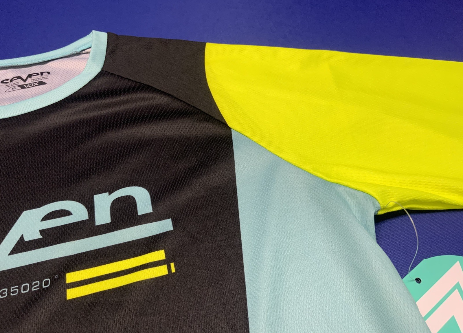 Seven Vox Aperture Jersey Flo Yellow/ Blue (Medium) 2250081-740-M