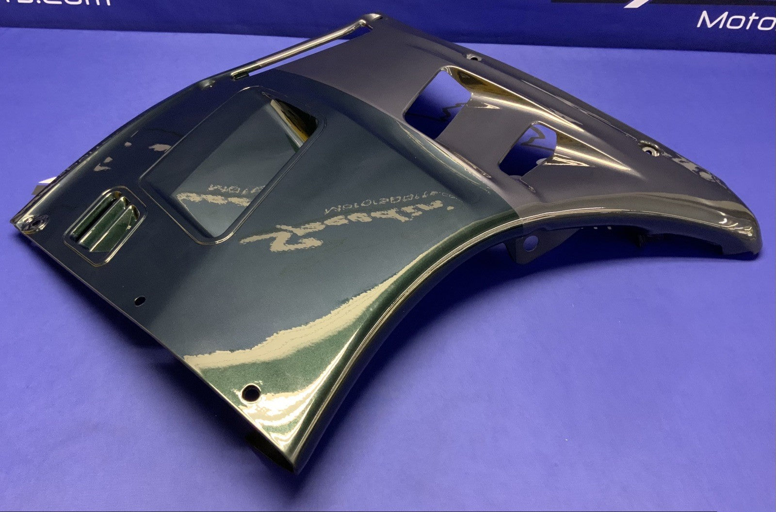 Kawasaki Left Side Fairing (Green/Grey) ZG1000 1997-1998 OEM 55028-1154-3H