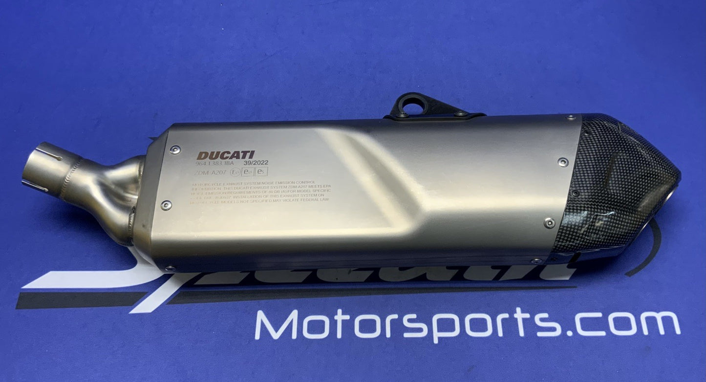 Ducati Termignoni Exhaust Muffler Kit Desert X 2023-2025 OEM 96482041BA