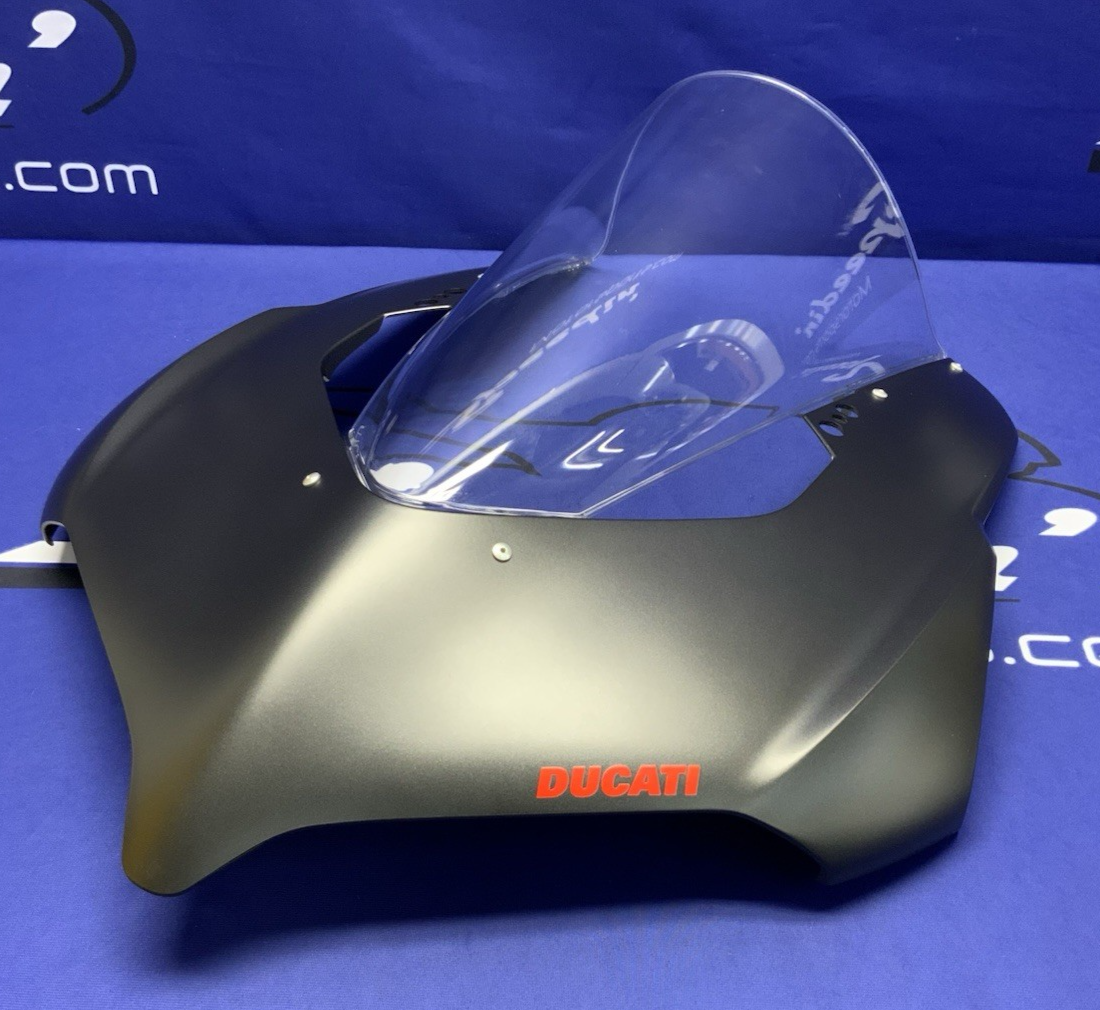 Ducati Front Fairing (Black) W/ Windscreen Panigale V2 2020-2025 OEM 48114251AS