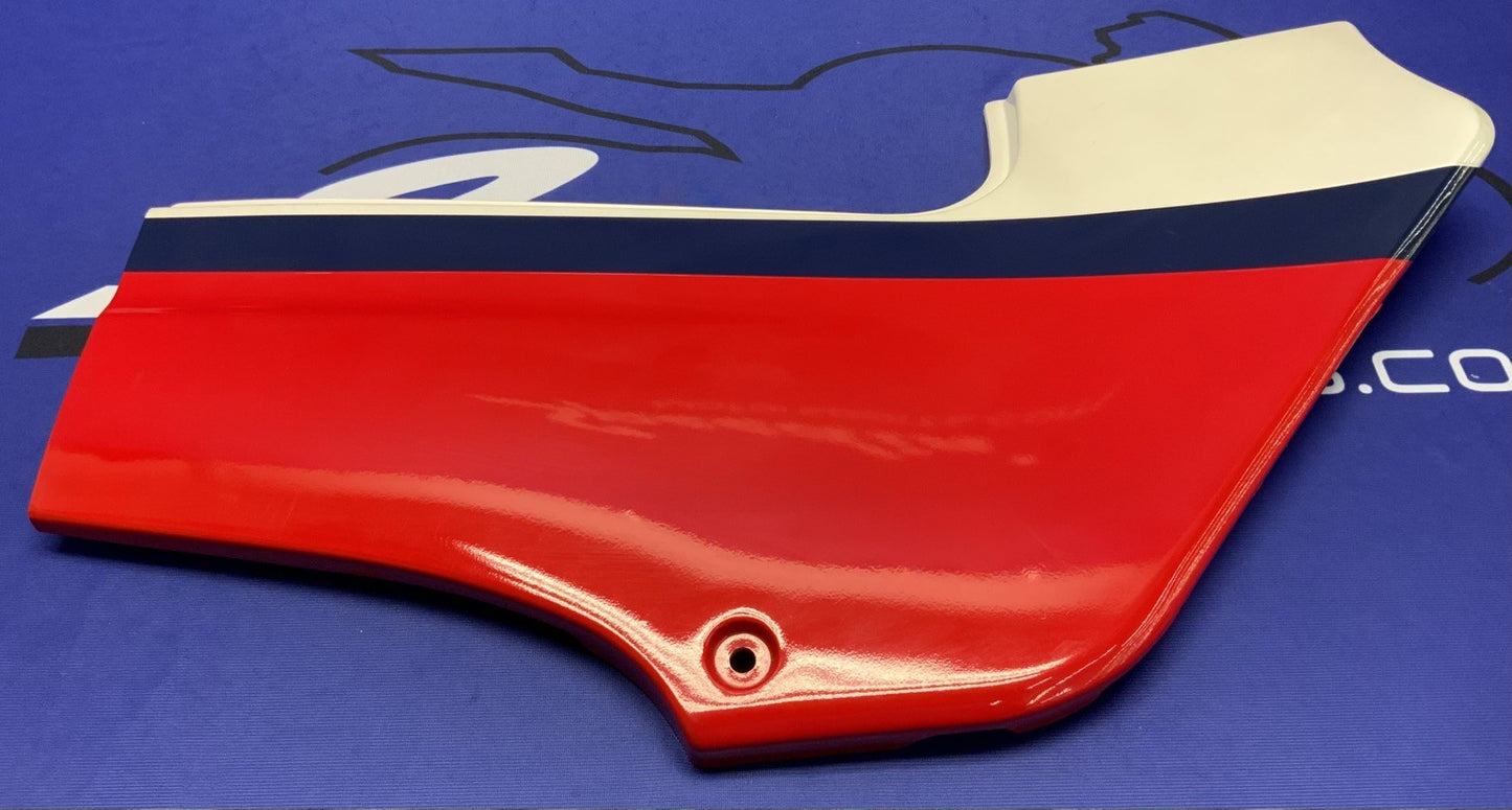 Kawasaki Right Side Cover (Red, White & Blue) Ninja 600 85-86 OEM 36002-5196-P9
