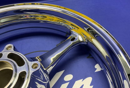 Suzuki Front & Rear Wheel (Chrome) GSX-R 1000 2005-2008 OEM CRRM-GSXR1K05