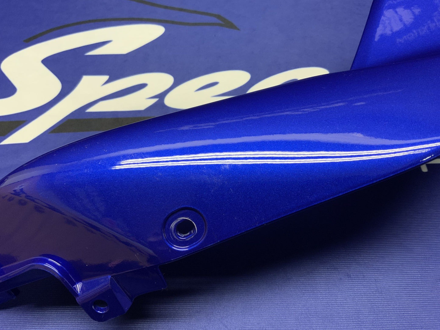 Yamaha Left Tail Fairing (Blue) YZF-R7 2022-2025 OEM BEB-21711-00-P0